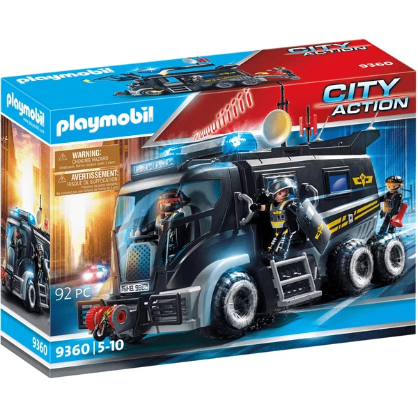 PLAYMOBIL® City Action Camión Del Comando De Operaciones Especiales Con Luz Y Sonido 9360 1 PLAYMOBIL® City Action Camión Del Comando De Operaciones Especiales Con Luz Y Sonido 9360