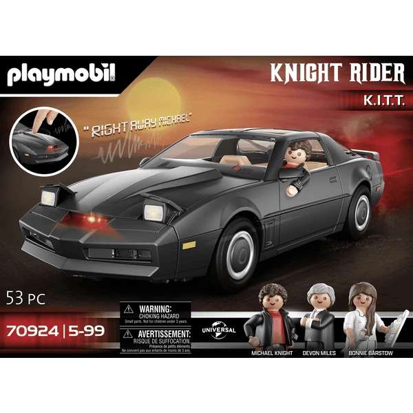 PLAYMOBIL ® Coche De Juguete Knight Rider K.I.T.T. 2 PLAYMOBIL ® Coche De Juguete Knight Rider K.I.T.T. - Imagen 2