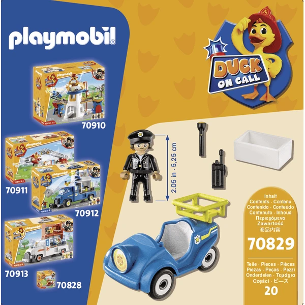 PLAYMOBIL ® Coche De Policía Mini Duck On Call 4 PLAYMOBIL ® Coche De Policía Mini Duck On Call - Imagen 4
