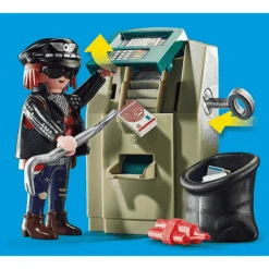 PLAYMOBIL ® Policía Ladrón De Dinero De La Motocicleta -Juguetes Descuento Tienda playmobil policia ladron de dinero de la motocicleta a305088 3