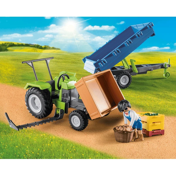 PLAYMOBIL Tractor Con Remolque 4 PLAYMOBIL Tractor Con Remolque - Imagen 4