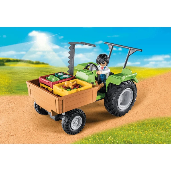 PLAYMOBIL Tractor Con Remolque 5 PLAYMOBIL Tractor Con Remolque - Imagen 5